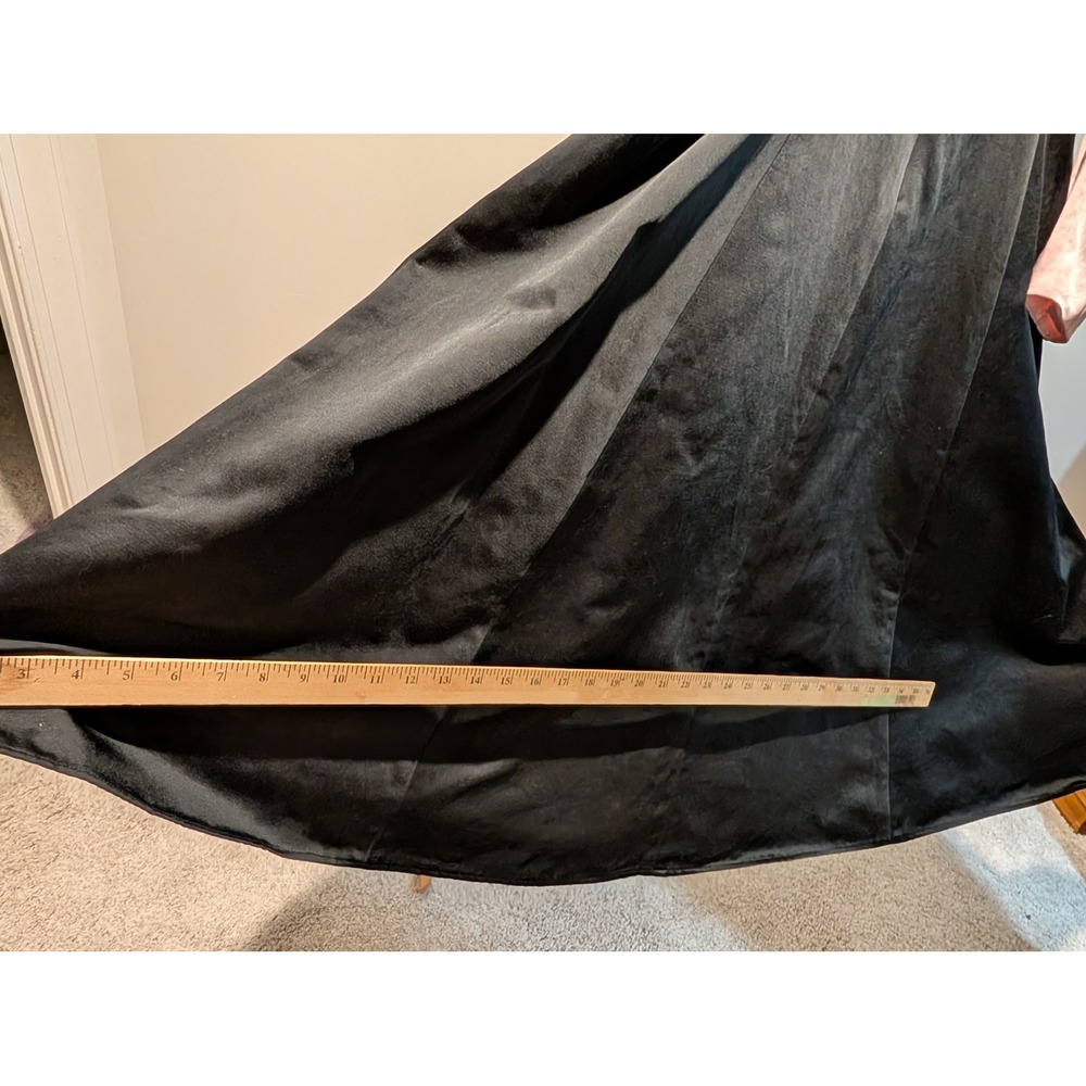 Gianni Bini Nastia Liukin Black 3/4 Dress Puff Sleeve Formal Size 8 FLAW READ - Picture 3 of 13